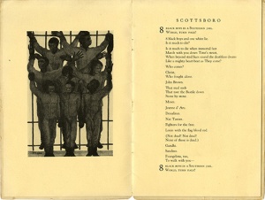 "Scottsboro," a poem by Langston Hughes from Scottsboro Limited.