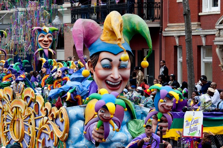 Mardi Gras Parade float
