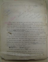 Manuscript corrections to Capitan typescript, Lucy Herndon Crockett Papers (Ms2011-032)