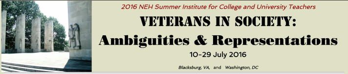 Masthead for the Veterans in Society Summer Institute website