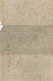 Letter from "Raz" to "Friend William," page 4