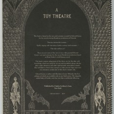 Dracula: A Toy Theatre by Edward Gorey (1979), back cover