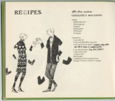 Son of a Martini Cookbook by Jane Trahey and Daren Pierce and drawings by Edward Gorey, recipe page 1